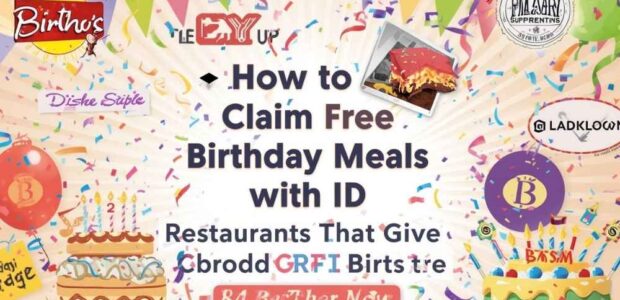 How to Claim Free Birthday Meals with ID: Restaurants That Give Free Food for Your Birthday